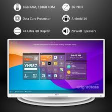 Cybernetyx 86'' 4k Ultra Hd Interactive Flat Panel