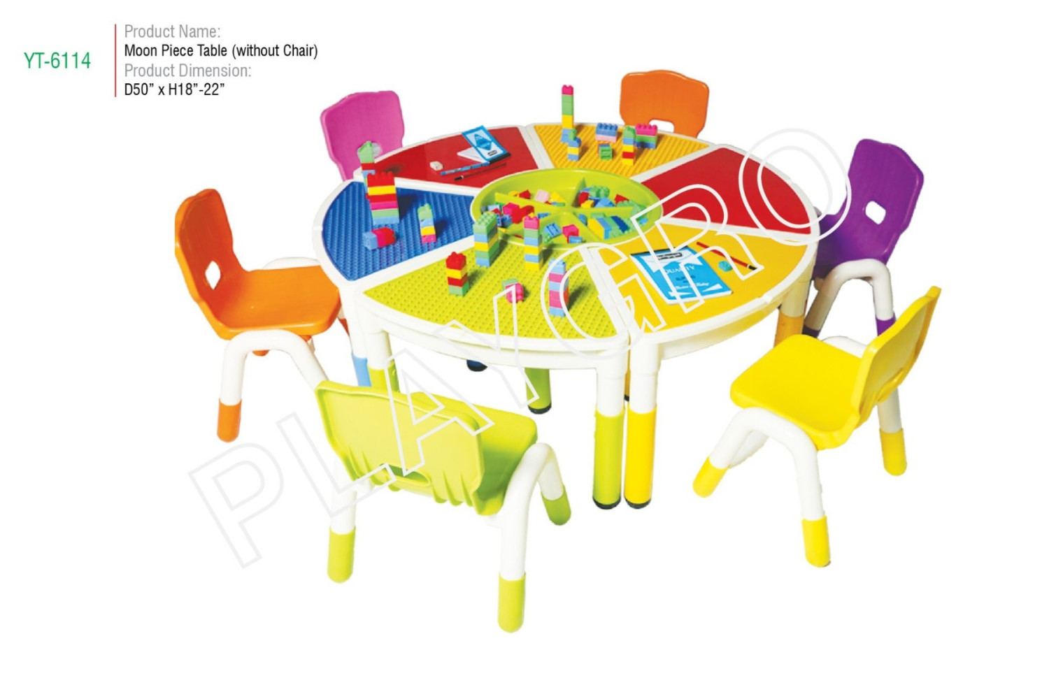PSF-6114 - MOON PIECE TABLE