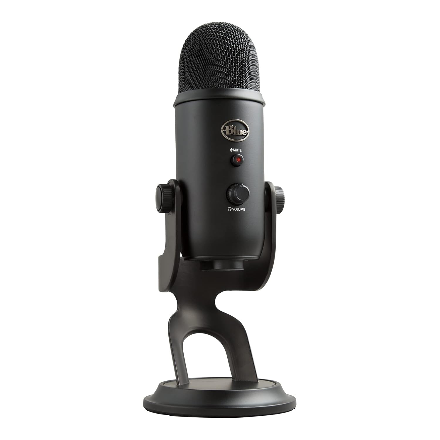 Blue Yeti USB Microphone for Recording, Streaming, Gaming, Podcasting on PC and Mac, Condenser Mic for Laptop or Computer with Blue VO!CE Effects, Adjustable Stand, Plug and Play