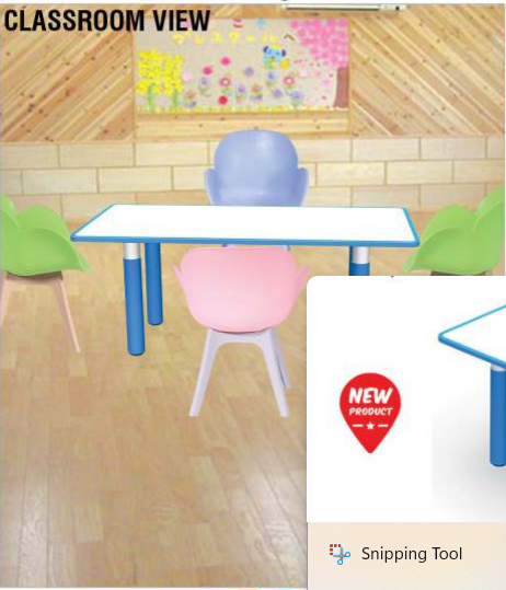 PSF-7115 Rectangle Table (Without Chair)